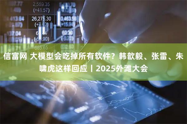 信富网 大模型会吃掉所有软件？韩歆毅、张雷、朱啸虎这样回应丨2025外滩大会