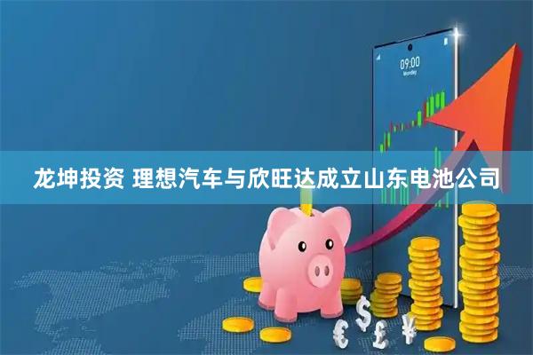 龙坤投资 理想汽车与欣旺达成立山东电池公司