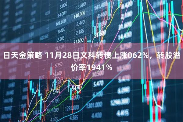 日天金策略 11月28日文科转债上涨062%，转股溢价率1941%